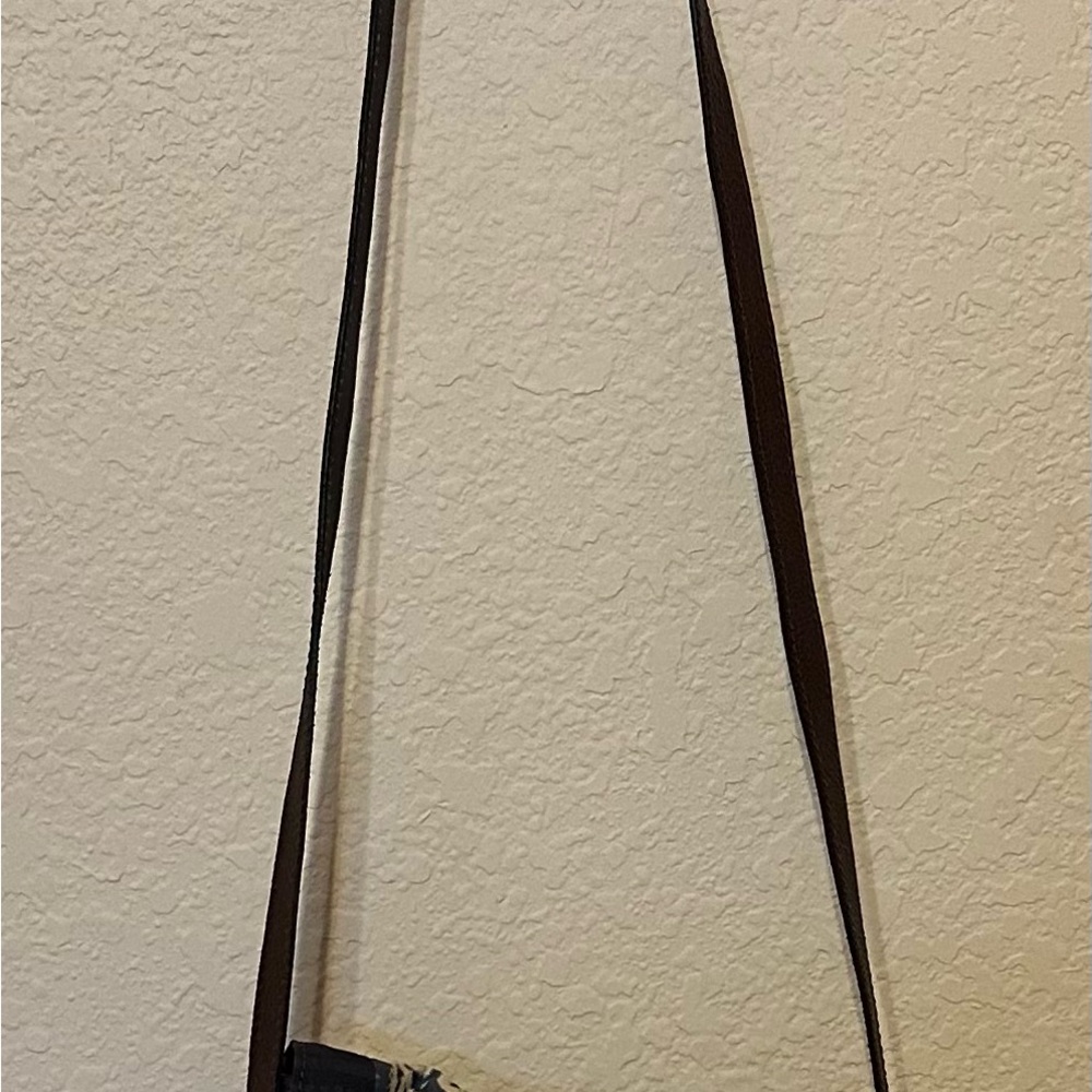 Lucky Brand Patchwork Shoulder Bag with Blue and Brown Accents - Picture 11 of 11